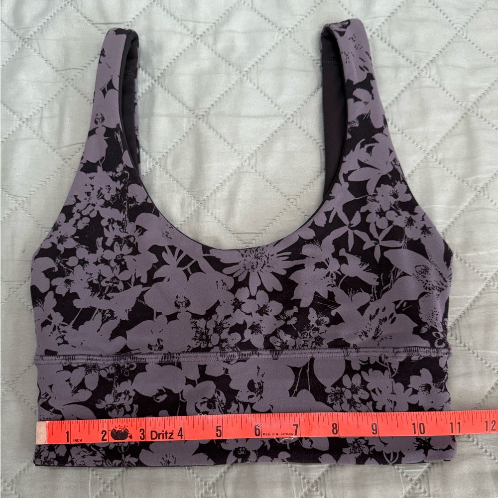 Lululemon Efflorescent Nebula Black and Gray Sports Bra - Picture 3 of 8